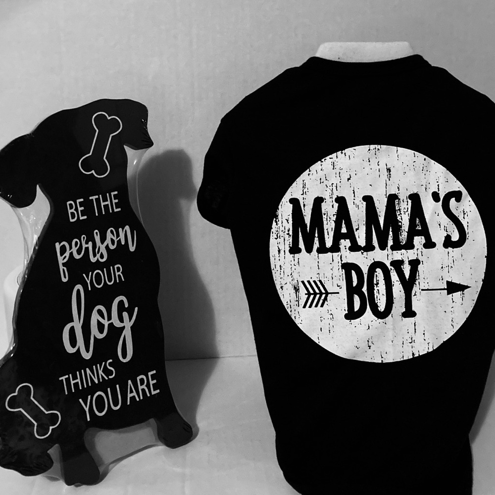 Mama’s Boy  adorable dog shirt